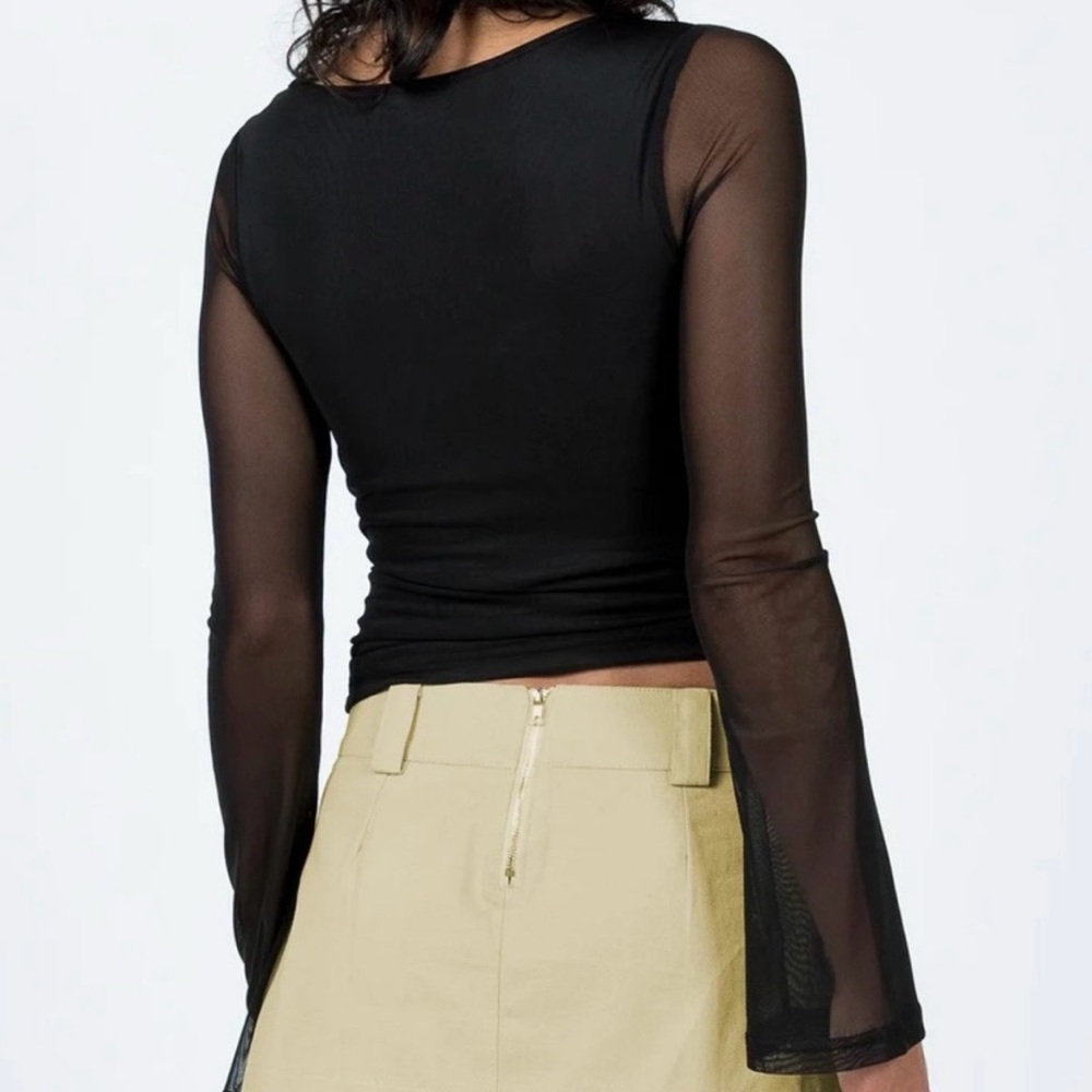 Princess Polly Chapman Long Sleeve Top in black - Picture 3 of 9